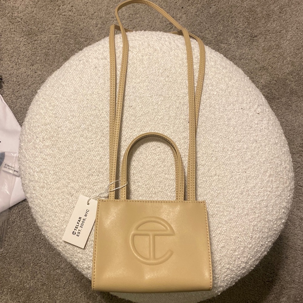 Telfar Small shopping bag Cream